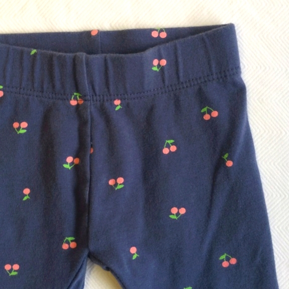 george cherry print leggings 0-3 months baby girl - Picture 2 of 4
